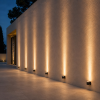 GLOBOSTAR® FLOODORA GLB-103-0030 Προβολέας Σποτ Wall Washer LED 3W 270lm 5° AC 220-240V Αδιάβροχο IP65 Θερμό Λευκό 2700K - Sanan SMD Chip - Γκρι Ανθρακί Ματ - Μ6.5 x Π5.5 x Υ5cm - 3 Χρόνια Εγγύηση