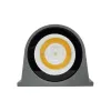 GLOBOSTAR® FLOODORA GLB-103-0030 Προβολέας Σποτ Wall Washer LED 3W 270lm 5° AC 220-240V Αδιάβροχο IP65 Θερμό Λευκό 2700K - Sanan SMD Chip - Γκρι Ανθρακί Ματ - Μ6.5 x Π5.5 x Υ5cm - 3 Χρόνια Εγγύηση