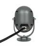 GLOBOSTAR® FLOODIS GLB-103-0031 Προβολέας Σποτ Wall Washer LED 4W 360lm 24° AC 220-240V Αδιάβροχο IP65 Θερμό Λευκό 2700K - Sanan SMD Chip - Γκρι Ανθρακί Ματ - Μ7 x Π5 x Υ11cm - 3 Χρόνια Εγγύηση