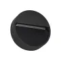 GLOBOSTAR® STEPINI GLB-103-0034 Φωτιστικό Σκαλοπατιού / Διαδρόμου LED 3W 270lm 45° AC 220-240V Αδιάβροχο IP65 Θερμό Λευκό 2700K - Sanan SMD Chip - Μαύρο Ματ - Μ12 x Π3 x Υ12cm - 3 Χρόνια Εγγύηση