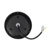 GLOBOSTAR® STEPINI GLB-103-0034 Φωτιστικό Σκαλοπατιού / Διαδρόμου LED 3W 270lm 45° AC 220-240V Αδιάβροχο IP65 Θερμό Λευκό 2700K - Sanan SMD Chip - Μαύρο Ματ - Μ12 x Π3 x Υ12cm - 3 Χρόνια Εγγύηση