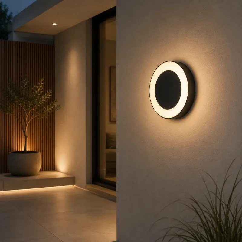 GLOBOSTAR® LINEART GLB-103-0038 Φωτιστικό Τοίχου / Απλίκα LED 18W 1620lm 120° AC 220-240V Αδιάβροχο IP65 Θερμό Λευκό 2700K - Sanan SMD Chip - Μαύρο Ματ - Μ20 x Π4.5 x Υ20cm - 3 Χρόνια Εγγύηση