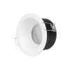 kelvo® SIGMA KLV-101-0042 Χωνευτό Φωτιστικό Downlight Σποτ Μπάνιου για Λάμπα MR16 με Ντουί GU10 AC 220-240V Αδιάβροχο IP65 - Λευκό Ματ - Μ8.5 x Π8.5 x Υ4.5cm / Q7.5cm