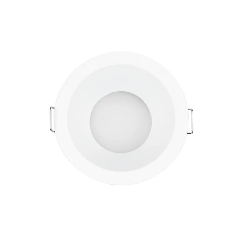 kelvo® SIGMA KLV-101-0042 Χωνευτό Φωτιστικό Downlight Σποτ Μπάνιου για Λάμπα MR16 με Ντουί GU10 AC 220-240V Αδιάβροχο IP65 - Λευκό Ματ - Μ8.5 x Π8.5 x Υ4.5cm / Q7.5cm