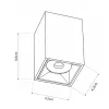kelvo® LUMINAR KLV-101-0323 Φωτιστικό Downlight Σποτ LED 3W 405lm 36° AC 220-240V IP20 Θερμό Λευκό 2700K - Osram SMD Chip & TÜV SÜD Driver - Μαύρο Ματ - Μ4.2 x Π4.2 x Υ6.6cm - 5 Χρόνια Εγγύηση