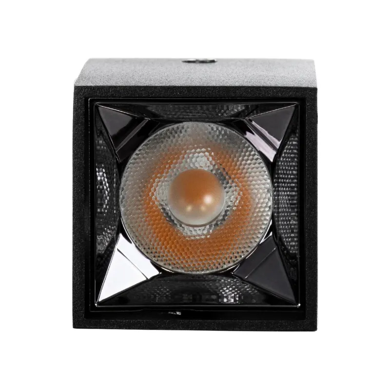kelvo® LUMINAR KLV-101-0323 Φωτιστικό Downlight Σποτ LED 3W 405lm 36° AC 220-240V IP20 Θερμό Λευκό 2700K - Osram SMD Chip & TÜV SÜD Driver - Μαύρο Ματ - Μ4.2 x Π4.2 x Υ6.6cm - 5 Χρόνια Εγγύηση