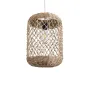 GLOBOSTAR® ECUADOR 02117 Boho Κρεμαστό Φωτιστικό Οροφής με Ντουί 1 x E27 AC 220-240V IP20 - Μπεζ - Μ28 x Π28 x Υ40cm