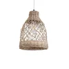 GLOBOSTAR® ECUADOR 02118 Boho Κρεμαστό Φωτιστικό Οροφής με Ντουί 1 x E27 AC 220-240V IP20 - Μπεζ - Μ25 x Π25 x Υ35cm