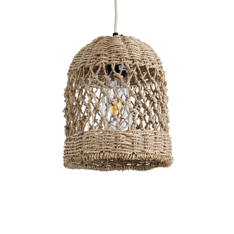 GLOBOSTAR® ECUADOR 02121 Boho Κρεμαστό Φωτιστικό Οροφής με Ντουί 1 x E27 AC 220-240V IP20 - Μπεζ - Μ20 x Π20 x Υ25cm GLOBOSTAR® ECUADOR 02121 Boho Κρεμαστό Φωτιστικό Οροφής με Ντουί 1 x E27 AC 220-240V IP20 - Μπεζ - Μ20 x Π20 x Υ25cm