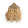 GLOBOSTAR® PORTOFERRAIO 02185 Boho Κρεμαστό Φωτιστικό Οροφής με Ντουί 1 x E27 AC 220-240V IP20 - Μπεζ - Μ50 x Π50 x Υ80cm