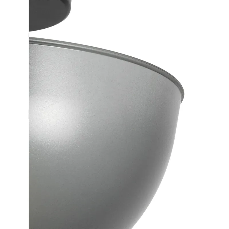 GLOBOSTAR® MEDUSA 203-0307 Μοντέρνο Φωτιστικό Οροφής με Ντουί 1 x E27 AC 220-240V IP20 - Γκρι Μαύρο - Μ25 x Π25 x 23cm