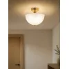 GLOBOSTAR® MEDUSA 203-0308 Μοντέρνο Φωτιστικό Οροφής με Ντουί 1 x E27 AC 220-240V IP20 -Μπεζ - Χρυσό - Μ25 x Π25 x 23cm GLOBOSTAR® MEDUSA 203-0308 Μοντέρνο Φωτιστικό Οροφής με Ντουί 1 x E27 AC 220-240V IP20 -Μπεζ - Χρυσό - Μ25 x Π25 x 23cm