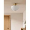 GLOBOSTAR® MEDUSA 203-0308 Μοντέρνο Φωτιστικό Οροφής με Ντουί 1 x E27 AC 220-240V IP20 -Μπεζ - Χρυσό - Μ25 x Π25 x 23cm GLOBOSTAR® MEDUSA 203-0308 Μοντέρνο Φωτιστικό Οροφής με Ντουί 1 x E27 AC 220-240V IP20 -Μπεζ - Χρυσό - Μ25 x Π25 x 23cm