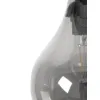 GLOBOSTAR® ΤΟΝΕ 206-0044 Μοντέρνο Κρεμαστό Φωτιστικό Οροφής με Ντουί 1 x E27 AC 220-240V IP20 - Διάφανο  - Μ20 x Π20 x Υ36cm