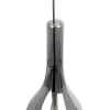 GLOBOSTAR® ΤΟΝΕ 206-0044 Μοντέρνο Κρεμαστό Φωτιστικό Οροφής με Ντουί 1 x E27 AC 220-240V IP20 - Διάφανο  - Μ20 x Π20 x Υ36cm