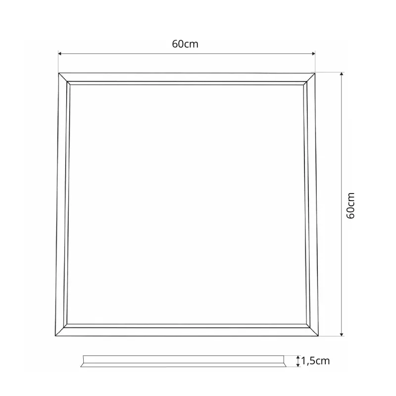 GLOBOSTAR® FRAMELIN 60368 Χωνευτό Panel Οροφής 60x60 LED 48W 5760lm 120° CRI≥85Ra UGR<19 AC 220-240V IP20 Ψυχρό Λευκό 6000K - Lumileds SMD Chip & TÜV SÜD Driver - Λευκό Γαλακτερό - Μ60 x Π60 x Υ1.5cm / Q56 x 56cm - 5 Χρόνια Εγγύηση GLOBOSTAR® FRAMELIN 60368 Χωνευτό Panel Οροφής 60x60 LED 48W 5760lm 120° CRI≥85Ra UGR<19 AC 220-240V IP20 Ψυχρό Λευκό 6000K - Lumileds SMD Chip & TÜV SÜD Driver - Λευκό Γαλακτερό - Μ60 x Π60 x Υ1.5cm / Q56 x 56cm - 5 Χρόνια Εγγύηση