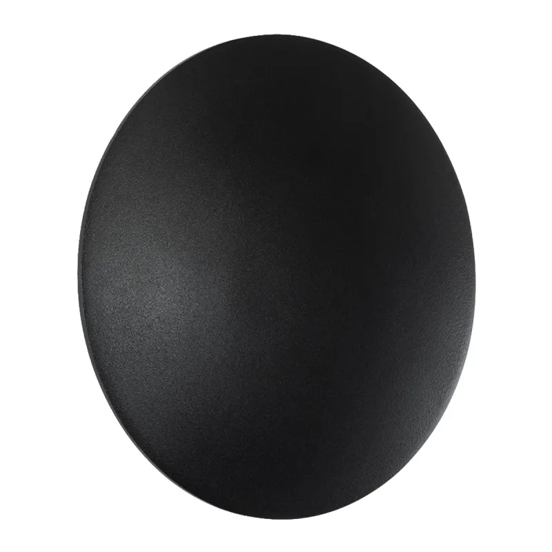 GLOBOSTAR® HELIO-R 60492 Μοντέρνο Φωτιστικό Τοίχου - Απλίκα LED 7W 770lm 120° AC 220-240V Αδιάβροχο IP65 Φυσικό Λευκό 4500K - Lumileds SMD Chip & TÜV SÜD Driver - Μαύρο Ματ - Μ16 x Π16 x Υ5cm - 5 Χρόνια Εγγύηση