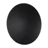 GLOBOSTAR® HELIO-R 60661 Μοντέρνο Φωτιστικό Τοίχου - Απλίκα LED 12W 1200lm 120° AC 220-240V Αδιάβροχο IP65 Θερμό Λευκό 2700K - Lumileds SMD Chip & TÜV SÜD Driver - Μαύρο Ματ - Μ26 x Π26 x Υ5cm - 5 Χρόνια Εγγύηση