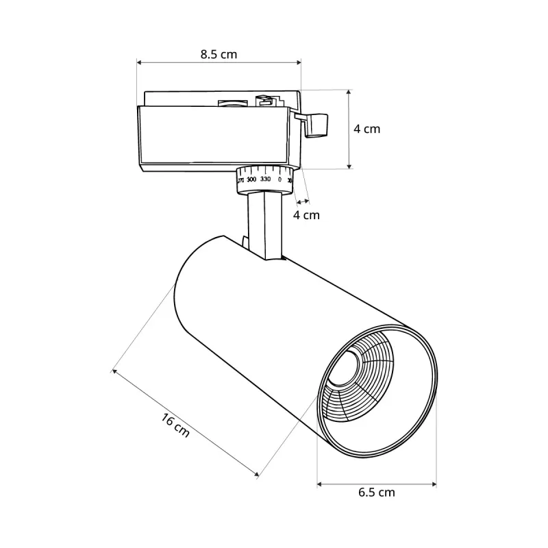 GLOBOSTAR® LUGANO 60810 Μονοφασικό Σποτ Ράγας LED 20W 2500lm 36° AC 220-240V IP20 Φυσικό Λευκό 4500K - Bridgelux COB Chip & TÜV SÜD Driver - Eurotrack 1PH - Μαύρο Ματ - Μ8.5 x Π6.5 x Υ20.5cm - 5 Χρόνια Εγγύηση GLOBOSTAR® LUGANO 60810 Μονοφασικό Σποτ Ράγας LED 20W 2500lm 36° AC 220-240V IP20 Φυσικό Λευκό 4500K - Bridgelux COB Chip & TÜV SÜD Driver - Eurotrack 1PH - Μαύρο Ματ - Μ8.5 x Π6.5 x Υ20.5cm - 5 Χρόνια Εγγύηση