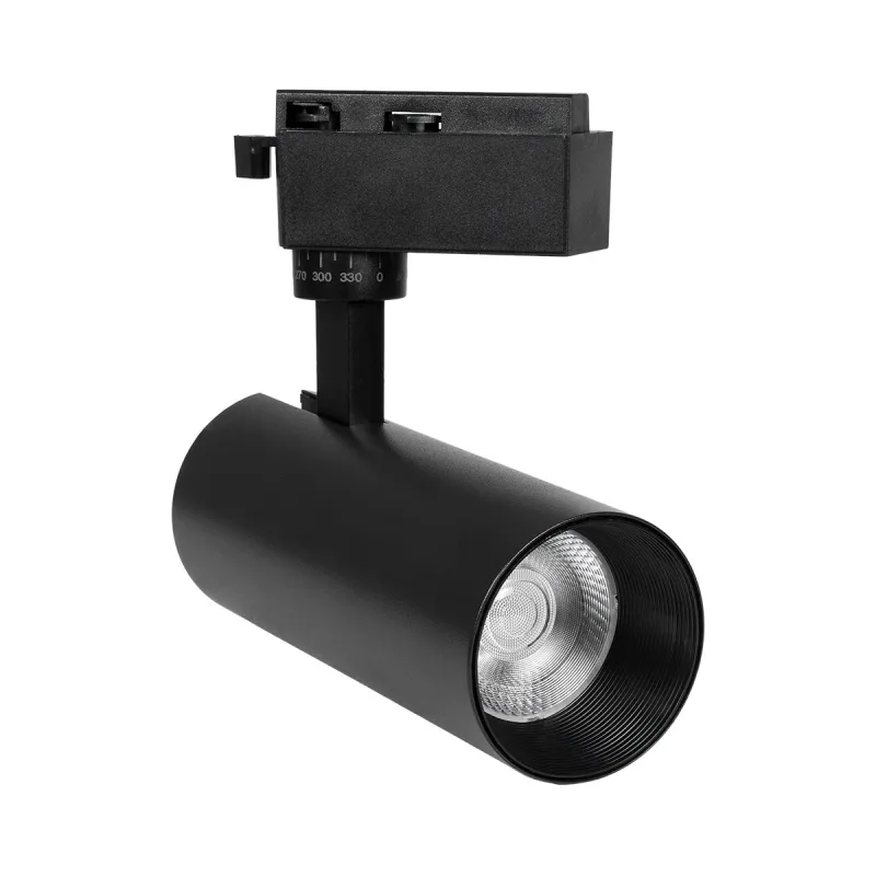 GLOBOSTAR® LUGANO 60810 Μονοφασικό Σποτ Ράγας LED 20W 2500lm 36° AC 220-240V IP20 Φυσικό Λευκό 4500K - Bridgelux COB Chip & TÜV SÜD Driver - Eurotrack 1PH - Μαύρο Ματ - Μ8.5 x Π6.5 x Υ20.5cm - 5 Χρόνια Εγγύηση GLOBOSTAR® LUGANO 60810 Μονοφασικό Σποτ Ράγας LED 20W 2500lm 36° AC 220-240V IP20 Φυσικό Λευκό 4500K - Bridgelux COB Chip & TÜV SÜD Driver - Eurotrack 1PH - Μαύρο Ματ - Μ8.5 x Π6.5 x Υ20.5cm - 5 Χρόνια Εγγύηση