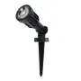 GLOBOSTAR® GARDENINI 61544 Φωτιστικό Σποτ για Φυτά - Δέντρα με Βάση Κήπου / Καρφωτό LED 5W 400lm 38° DC 24V Αδιάβροχο IP68 Πράσινο Dimmable - Lumileds SMD Chip - Μαύρο - Μ5.5 x Π5.5 x Υ13.5cm - 3 Χρόνια Εγγύηση