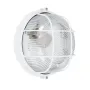 GLOBOSTAR® BOATLIGHT 61585 Vintage Φωτιστικό Καραβοχελώνα Τοίχου & Οροφής με Ντουί 1 x E27 AC 220-240V Αδιάβροχο IP65 - Λευκό Ματ - Μ17.5 x Π17.5 x Υ9cm