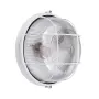 GLOBOSTAR® BOATLIGHT 61588 Vintage Φωτιστικό Καραβοχελώνα Τοίχου & Οροφής με Ντουί 2 x E27 AC 220-240V Αδιάβροχο IP65 - Λευκό Ματ - Μ24 x Π24 x Υ11cm