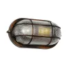 GLOBOSTAR® BOATLIGHT 61622 Vintage Φωτιστικό Καραβοχελώνα Τοίχου & Οροφής με Ντουί 1 x E27 AC 220-240V Αδιάβροχο IP65 - Χάλκινο Παλαιωμένο Εφέ Σκουριάς Ματ - Μ21 x Π10.4 x Υ9cm