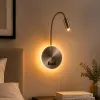 GLOBOSTAR® GOOSE 61696 Μοντέρνο Φωτιστικό Τοίχου - Απλίκα Ξενοδοχείου Reading Light με Φορτιστή USB 3A LED 6W 540lm 36° & 360° AC 220-240V IP20 Θερμό Λευκό 2700K - CREE XPE & Lumileds SMD Chip - Νίκελ Βούρτσας - Μ15.5 x Π15 x Υ30.5cm - 3 Χρόνια Εγ GLOBOSTAR® GOOSE 61696 Μοντέρνο Φωτιστικό Τοίχου - Απλίκα Ξενοδοχείου Reading Light με Φορτιστή USB 3A LED 6W 540lm 36° & 360° AC 220-240V IP20 Θερμό Λευκό 2700K - CREE XPE & Lumileds SMD Chip - Νίκελ Βούρτσας - Μ15.5 x Π15 x Υ30.5cm - 3 Χρόνια Εγ