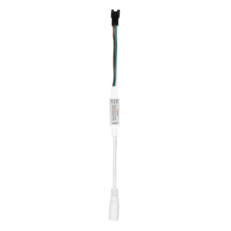 GLOBOSTAR® 73441 MATRIX Pixel Addressable RGBW Controller DC 5-24V IP20 - RF 2.4GHz Ασύρματο Χειριστήριο + SPI/TTL + 2048 IC - M25xΠ1.1xΥ1.1cm - 2 Χρόνια Εγγύηση