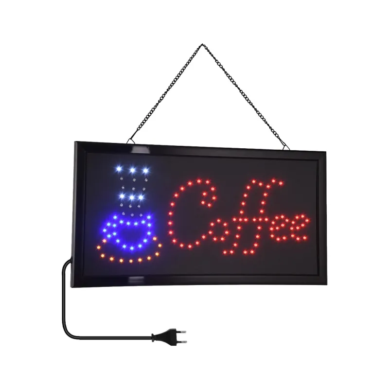 GloboStar® 75686 Φωτιστικό Ταμπέλα LED Σήμανσης COFFEE με Πρίζα AC 230V Μ48xΠ25xΥ2cm GloboStar® 75686 Φωτιστικό Ταμπέλα LED Σήμανσης COFFEE με Πρίζα AC 230V Μ48xΠ25xΥ2cm