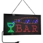 GloboStar® 75689 Φωτιστικό Ταμπέλα LED Σήμανσης BAR με Πρίζα AC 230V Μ48xΠ25xΥ2cm