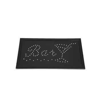 GloboStar® 75690 Φωτιστικό Ταμπέλα LED Σήμανσης BAR WITH COCTAIL με Πρίζα AC 230V Μ48xΠ25xΥ2cm