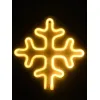 GloboStar® 78582 Φωτιστικό Ταμπέλα Φωτεινή Επιγραφή NEON LED Σήμανσης SNOWFLAKE 5W με Καλώδιο Τροφοδοσίας USB - Μπαταρίας 3xAAA (Δεν Περιλαμβάνονται) - Θερμό Λευκό 2700K