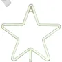 GloboStar® 78584 Φωτιστικό Ταμπέλα Φωτεινή Επιγραφή NEON LED Σήμανσης STAR 5W με Καλώδιο Τροφοδοσίας USB - Μπαταρίας 3xAAA (Δεν Περιλαμβάνονται) - Ψυχρό Λευκό 6000K