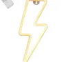 GloboStar® 78590 Φωτιστικό Ταμπέλα Φωτεινή Επιγραφή NEON LED Σήμανσης LIGHT STRIKE 5W με Καλώδιο Τροφοδοσίας USB - Μπαταρίας 3xAAA (Δεν Περιλαμβάνονται) - Θερμό Λευκό 2700K