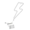 GloboStar® 78590 Φωτιστικό Ταμπέλα Φωτεινή Επιγραφή NEON LED Σήμανσης LIGHT STRIKE 5W με Καλώδιο Τροφοδοσίας USB - Μπαταρίας 3xAAA (Δεν Περιλαμβάνονται) - Θερμό Λευκό 2700K