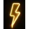 GloboStar® 78590 Φωτιστικό Ταμπέλα Φωτεινή Επιγραφή NEON LED Σήμανσης LIGHT STRIKE 5W με Καλώδιο Τροφοδοσίας USB - Μπαταρίας 3xAAA (Δεν Περιλαμβάνονται) - Θερμό Λευκό 2700K