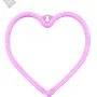 GloboStar® 78592 Φωτιστικό Ταμπέλα Φωτεινή Επιγραφή NEON LED Σήμανσης HEART 5W με Καλώδιο Τροφοδοσίας USB - Μπαταρίας 3xAAA (Δεν Περιλαμβάνονται) - Ροζ