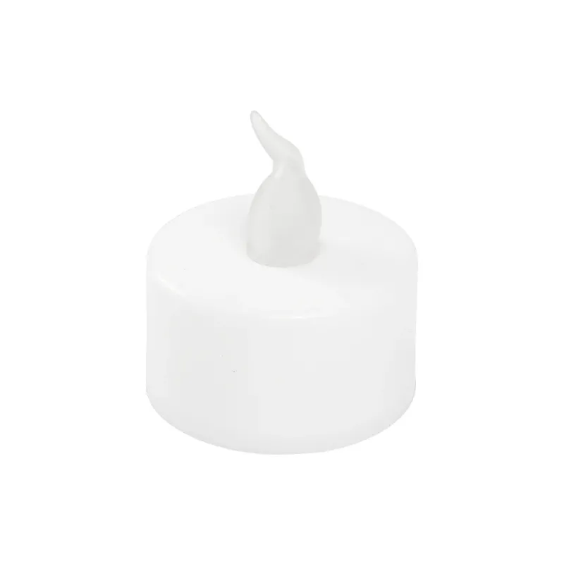 GLOBOSTAR® EVERFLAME 79550 Διακοσμητικό Κερί Ρεσώ LED 0.3W 15lm 120° DC 3V 1 x CR2032 Μπαταρία IP20 Θερμό Λευκό 2700K - Μ3.6 x Π3.6 x Υ3.9cm - 1 Χρόνο Εγγύηση