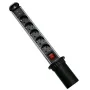 GloboStar® 79632 Χωνευτό Πτυσσόμενο Πολύμπριζο με 5 Πρίζες Ασφαλείας EU Σούκο AC 230V Max 5000W & 2 Εξόδους USB DC 5V Max 3A 18W & Ενσωματωμένο Διακόπτη Οn/Off