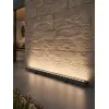 GLOBOSTAR® WASHERMARGO 90152 Μπάρα Φωτισμού Wall Washer LED 24W 2760lm 30° DC 24V Αδιάβροχο IP65 Φυσικό Λευκό 4500K Dimmable - Bridgelux SMD Chip - Γκρι Ανθρακί Ματ - Μ100 x Π4 x Υ5cm - 3 Χρόνια Εγγύηση