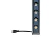 GLOBOSTAR® WASHERMARGO 90152 Μπάρα Φωτισμού Wall Washer LED 24W 2760lm 30° DC 24V Αδιάβροχο IP65 Φυσικό Λευκό 4500K Dimmable - Bridgelux SMD Chip - Γκρι Ανθρακί Ματ - Μ100 x Π4 x Υ5cm - 3 Χρόνια Εγγύηση