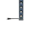 GLOBOSTAR® WASHERMARGO 90152 Μπάρα Φωτισμού Wall Washer LED 24W 2760lm 30° DC 24V Αδιάβροχο IP65 Φυσικό Λευκό 4500K Dimmable - Bridgelux SMD Chip - Γκρι Ανθρακί Ματ - Μ100 x Π4 x Υ5cm - 3 Χρόνια Εγγύηση