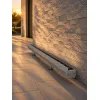 GLOBOSTAR® WASHERFAIA 90187 Μπάρα Φωτισμού Wall Washer με Αντιθαμβωτική Γρίλια LED 24W 2760lm 15° DC 24V Αδιάβροχο IP65 Φυσικό Λευκό 4500K Dimmable - Bridgelux SMD Chip - Γκρί Ανθρακί - Μ100 x Π4 x Υ5.5cm - 3 Χρόνια Εγγύηση