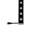 GLOBOSTAR® WASHERFAIA 90187 Μπάρα Φωτισμού Wall Washer με Αντιθαμβωτική Γρίλια LED 24W 2760lm 15° DC 24V Αδιάβροχο IP65 Φυσικό Λευκό 4500K Dimmable - Bridgelux SMD Chip - Γκρί Ανθρακί - Μ100 x Π4 x Υ5.5cm - 3 Χρόνια Εγγύηση