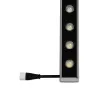 GLOBOSTAR® WASHERFAIA 90187 Μπάρα Φωτισμού Wall Washer με Αντιθαμβωτική Γρίλια LED 24W 2760lm 15° DC 24V Αδιάβροχο IP65 Φυσικό Λευκό 4500K Dimmable - Bridgelux SMD Chip - Γκρί Ανθρακί - Μ100 x Π4 x Υ5.5cm - 3 Χρόνια Εγγύηση