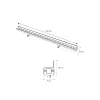 GLOBOSTAR® WASHERFAIA 90187 Μπάρα Φωτισμού Wall Washer με Αντιθαμβωτική Γρίλια LED 24W 2760lm 15° DC 24V Αδιάβροχο IP65 Φυσικό Λευκό 4500K Dimmable - Bridgelux SMD Chip - Γκρί Ανθρακί - Μ100 x Π4 x Υ5.5cm - 3 Χρόνια Εγγύηση