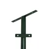 GLOBOSTAR® HELIOS-280 GLB-000-0006 Μεταλλικός Γαλβανισμένος Στύλος Φωτισμού για Φωτοβολταϊκό Προβολέα Εξωτερικού Χώρου - RAL 6009 Κυπαρίσσι Ματ - Μ35 × Π25 × Υ280cm