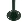 GLOBOSTAR® HELIOS-280 GLB-000-0006 Μεταλλικός Γαλβανισμένος Στύλος Φωτισμού για Φωτοβολταϊκό Προβολέα Εξωτερικού Χώρου - RAL 6009 Κυπαρίσσι Ματ - Μ35 × Π25 × Υ280cm